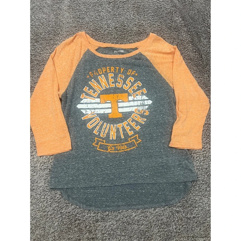 Tennessee Volunteers Girls S 3-5 ProEdge Raglan 3/4 Sleeve Shirt Vols UT